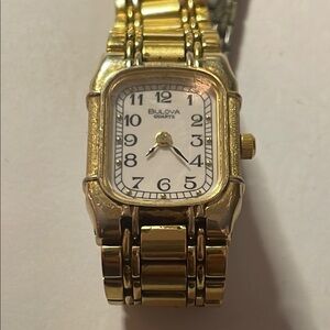 Bulova Gold-Tone Quartz Watch
